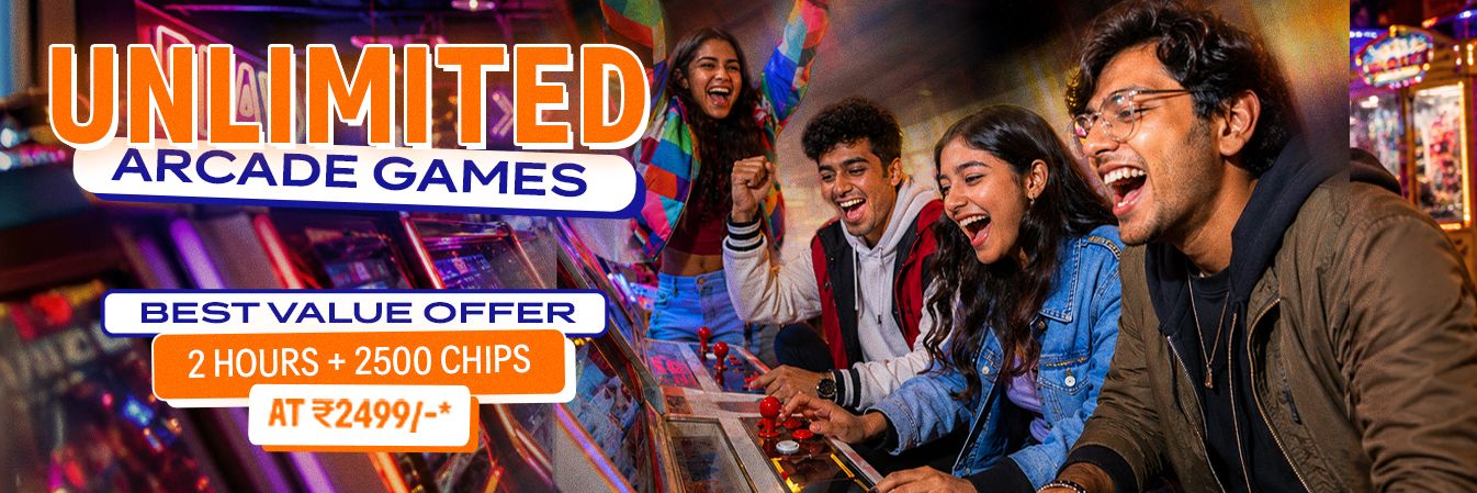 Best Value Offer: Unlimited Arcade Games in Bangalore