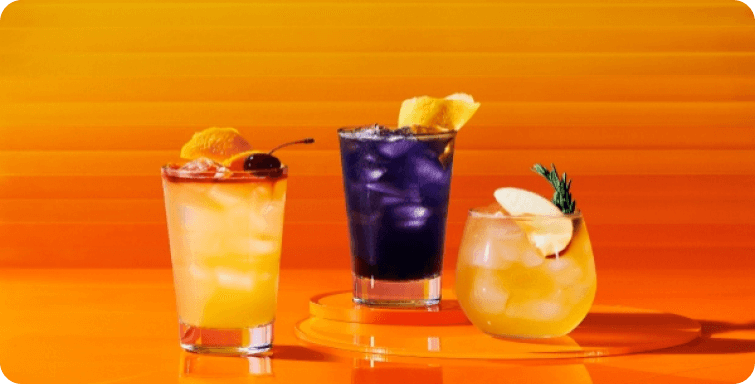 Enjoy a refreshing beverages, including cocktails, mocktails & shooters, fresh juices, and smoothies.