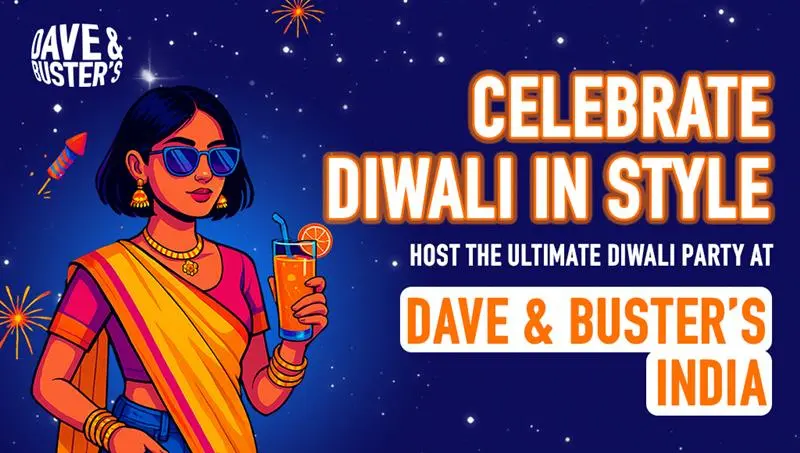 Celebrate Diwali in Style: Host the Ultimate Diwali Party at Dave & Buster’s India