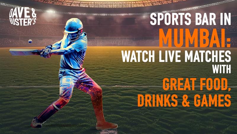 Sports Bar in Mumbai: Watch Live Matches with Food, Drinks & Games