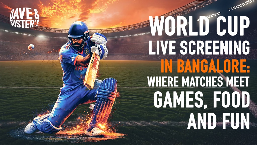 Live Screening in Bangalore: Where Matches Meet Games, Food & Fun
