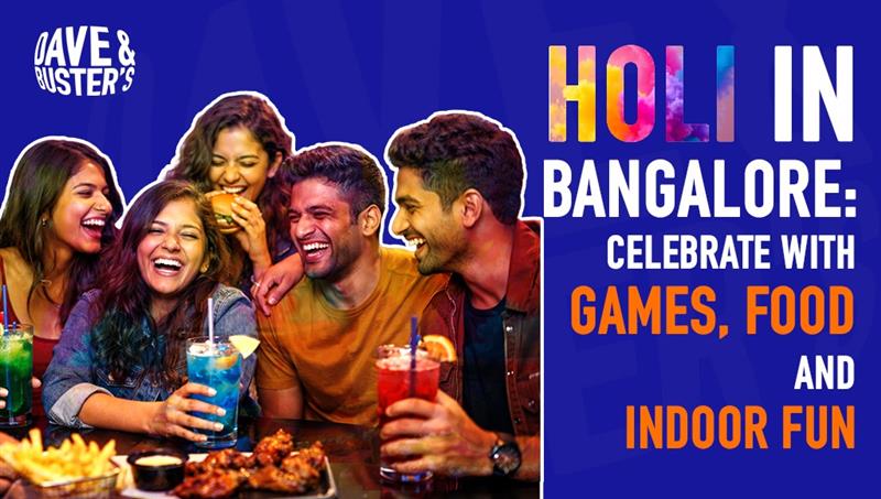 Holi in Bangalore: Celebrate with Games, Food & Indoor Fun